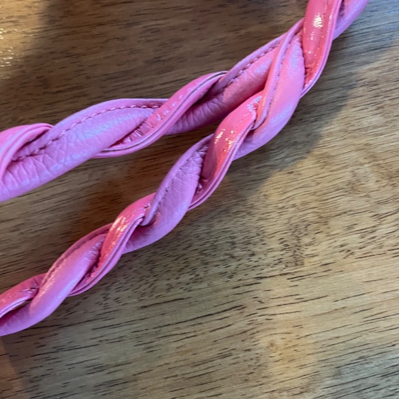 Michael Rome Designs Pink Leather Satchel - Picture 7 of 8